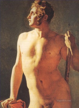 ジャン・オーギュスト・ドミニク・アングル Painting - 男性の胴体ヌード ジャン・オーギュスト・ドミニク・アングル